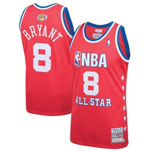 Load image into Gallery viewer, 8-Kobe Bryant Western Conference  All-Star Hardwood Classics Authentic Jersey – Red