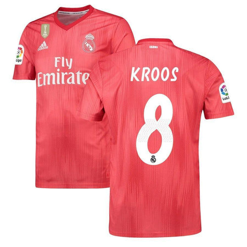 8-Toni Kroos Real Madrid 2018-19 Third Player Jersey – Red