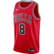 Load image into Gallery viewer, 8-Zach LaVine Chicago Bulls  Swingman Jersey - Icon Edition – Red