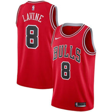 Load image into Gallery viewer, 8-Zach LaVine Chicago Bulls  Swingman Jersey - Icon Edition – Red