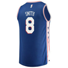 Load image into Gallery viewer, 8-Zhaire Smith Philadelphia 76ers  2018 NBA Draft First Round Pick Fast Jersey Royal – Icon Edition
