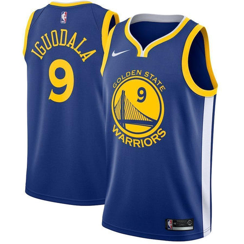9-Andre Iguodala Golden State Warriors Swingman Jersey Blue - Icon Edition