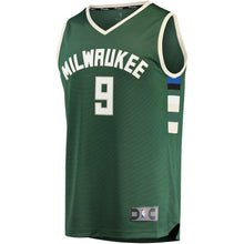 Load image into Gallery viewer, 9-Donte DiVincenzo Milwaukee Bucks  Jersey - Icon Edition - Hunter Green