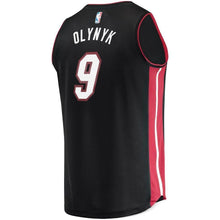 Load image into Gallery viewer, 9-Kelly Olynyk Miami Heat  Jersey Black - Icon Edition