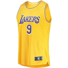 Load image into Gallery viewer, 9-Rajon Rondo Los Angeles Lakers Jersey - Icon Edition - Gold