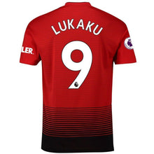 Load image into Gallery viewer, 9-Romelu Lukaku Manchester United 2018-19 Home Player Jersey – Red