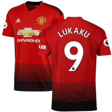 Load image into Gallery viewer, 9-Romelu Lukaku Manchester United 2018-19 Home Player Jersey – Red