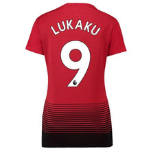 Load image into Gallery viewer, 9-Romelu Lukaku Manchester United Women&#39;s 18-19 Home Jersey – Red