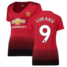 Load image into Gallery viewer, 9-Romelu Lukaku Manchester United Women&#39;s 18-19 Home Jersey – Red