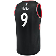 Load image into Gallery viewer, 9-Serge Ibaka Toronto Raptors Jersey Black - Statement Edition