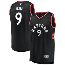 Load image into Gallery viewer, 9-Serge Ibaka Toronto Raptors Jersey Black - Statement Edition