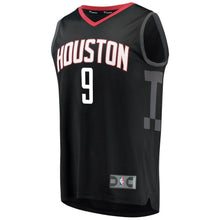Load image into Gallery viewer, 9-Zhou Qi Houston Rockets  Jersey Black - Statement Edition