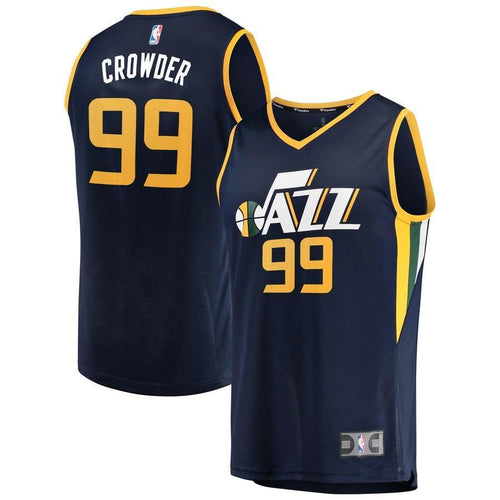 99-Jae Crowder Utah Jazz  Player Jersey Navy- Icon Edition
