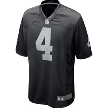 Load image into Gallery viewer, Derek Carr Oakland Raiders American football jersey