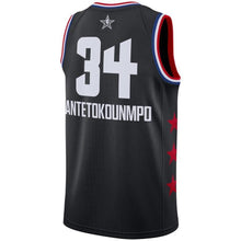 Load image into Gallery viewer, Giannis Antetokounmpo Milwaukee Bucks Jordan Brand 2019 NBA All-Star Game Finished Swingman Jersey – Black