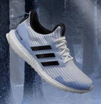 ADIDAS X GAME OF THRONES WHITE WALKER ULTRABOOST SHOES (MEN)