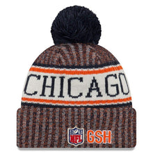 Load image into Gallery viewer, Chicago Bears New Era 2019 Cold Weather Knit Hat – Navy