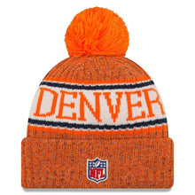 Load image into Gallery viewer, Denver Broncos New Era 2019 Cold Weather Knit Hat – Orange