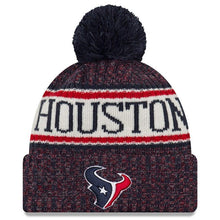 Load image into Gallery viewer, Houston Texans New Era 2019 Cold Weather Knit Hat – Navy