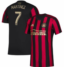 Load image into Gallery viewer, 7-Josef Martinez Atlanta United FC 2017-18 5-Stripe Home Authentic Jersey - Red-Black
