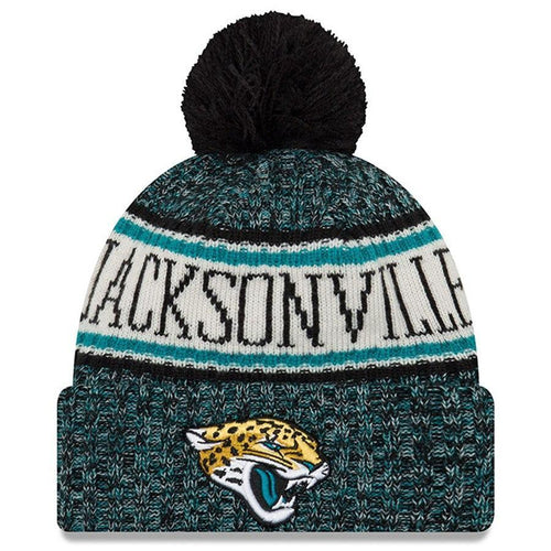 Jacksonville Jaguars New Era 2019 Cold Weather Knit Hat – Teal