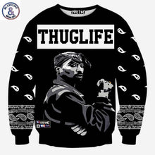 Load image into Gallery viewer, 3d sweatshirt THUGLIFE hoodies