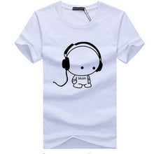 Load image into Gallery viewer, Headset Cartoon Printed Casual T Shirt Men