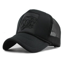 Load image into Gallery viewer, Black leopard Print Curved Baseball Caps