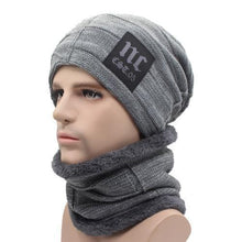 Load image into Gallery viewer, AETRUE Winter Knitted Hat Beanies Men Women Scarf Caps