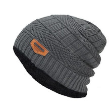 Load image into Gallery viewer, black hats Fall Hat Thick and warm and Bonnet Skullies Beanie Soft Knitted Beanies Cotton