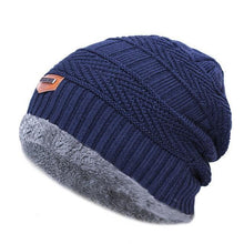 Load image into Gallery viewer, black hats Fall Hat Thick and warm and Bonnet Skullies Beanie Soft Knitted Beanies Cotton