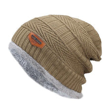 Load image into Gallery viewer, black hats Fall Hat Thick and warm and Bonnet Skullies Beanie Soft Knitted Beanies Cotton