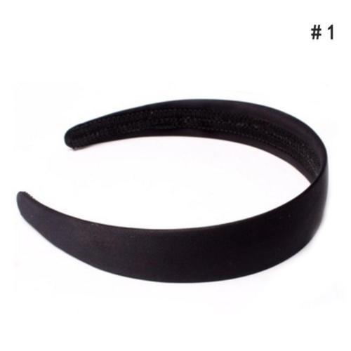 Casual Solid Color Velvet Plastic Hairband Girls