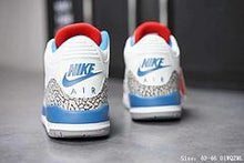 Load image into Gallery viewer, Air Jordan 3 OG True Blue On Feet