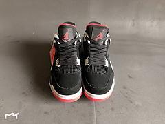Air Jordan 4 Retro Fire Red On Feet