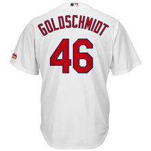 Load image into Gallery viewer, Paul Goldschmidt St. Louis Cardinals Majestic Alternate Official Cool Base Player Jersey – Scarlet/White