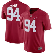 Load image into Gallery viewer, Da&#39;Ron Payne Alabama Crimson Tide Game Jersey – Crimson