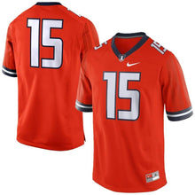 Load image into Gallery viewer, Illinois Fighting Illini #15 Replica Football Jersey - Orange
