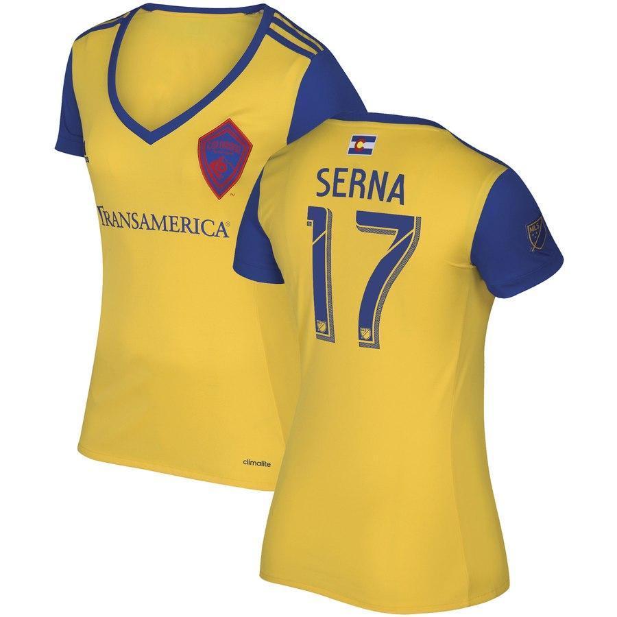 Dillon Serna Colorado Rapids Women's 2017 Secondary Jersey - Yellow