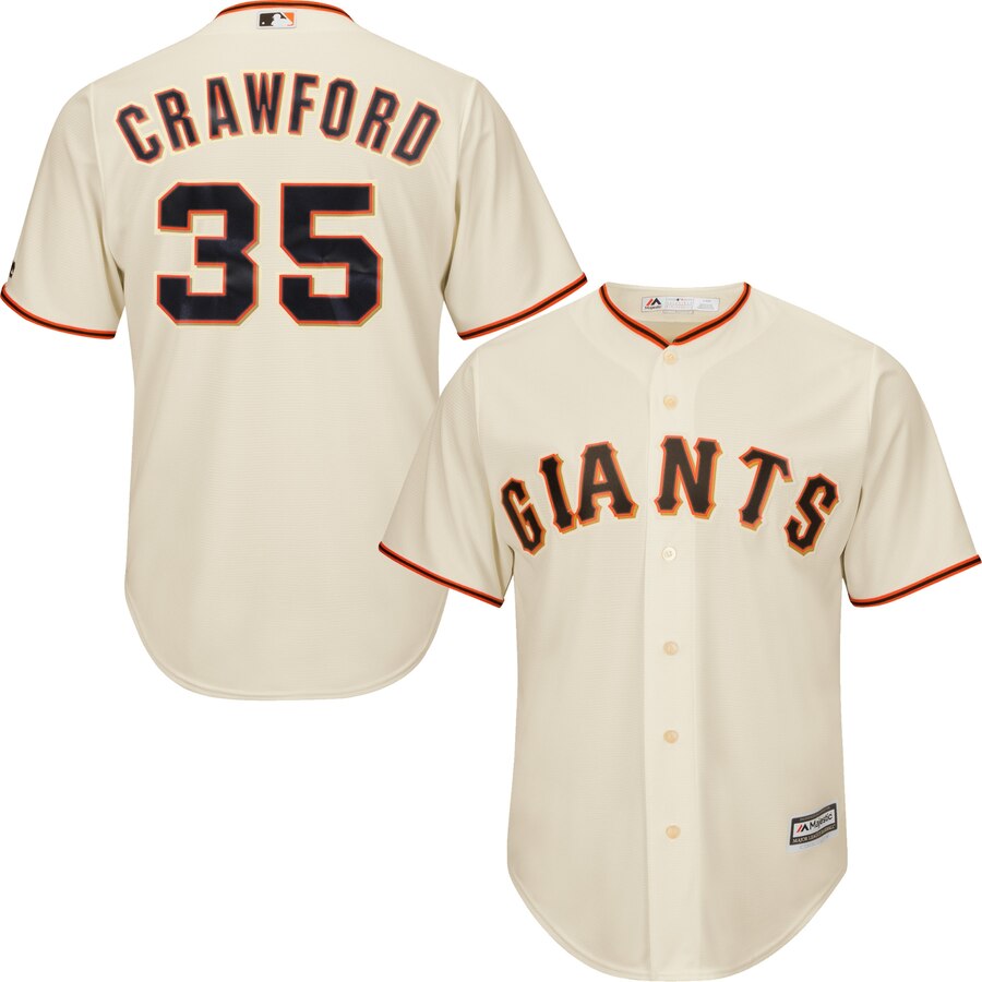 Brandon Crawford San Francisco Giants Majestic Alternate 2017 Cool Base Player Jersey