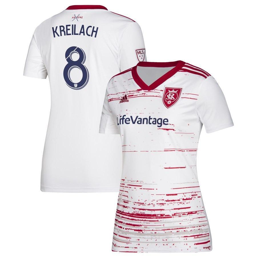 Damir Kreilach Real Salt Lake Women's 2019 Secondary Player Jersey - White
