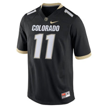 Load image into Gallery viewer, Colorado Buffaloes 2018 Game Football Jersey – Black