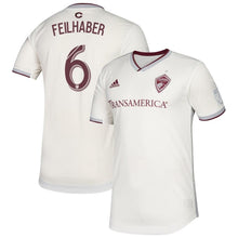 Load image into Gallery viewer, Benny Feilhaber Colorado Rapids 2019 Black Diamond Player Jersey - White