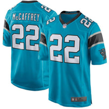 Load image into Gallery viewer, Christian McCaffrey Carolina Panthers American football jersey