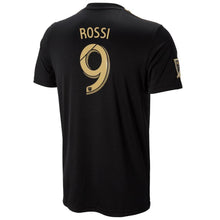 Load image into Gallery viewer, Diego Rossi LAFC 2018 Primary Player Jersey – Black