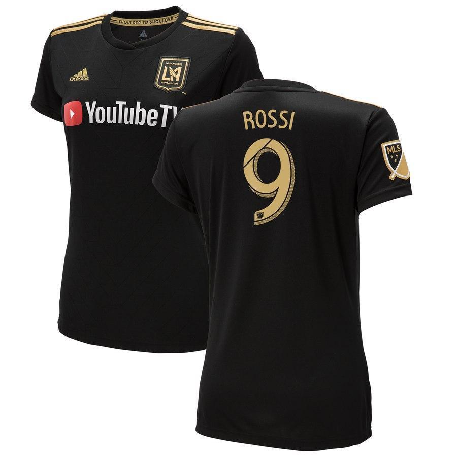 Diego Rossi LAFC Women's 2018 Primary Player Jersey – Black