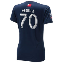 Load image into Gallery viewer, Cristian Penilla New England Revolution Women&#39;s 2018 Primary Player Jersey – Navy