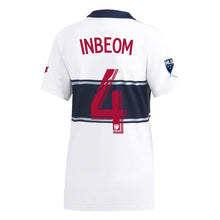 Load image into Gallery viewer, Inbeom Hwang Vancouver Whitecaps FC Women&#39;s 2019 Hoop Player Jersey – White