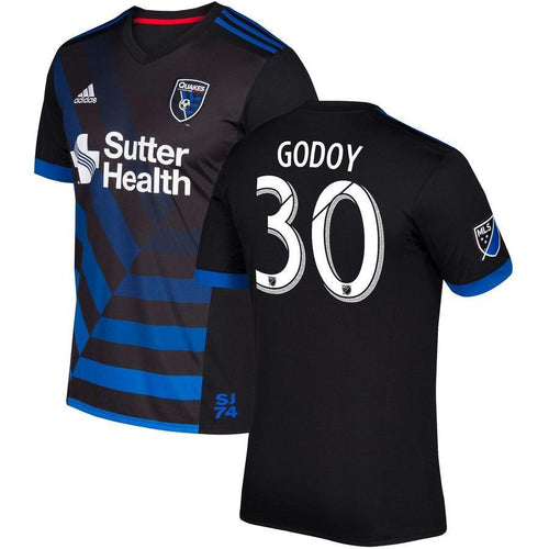 Anibal Godoy San Jose Earthquakes  2017/18 Primary Jersey - Black