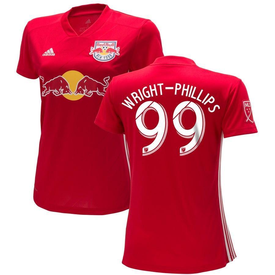 Bradley Wright-Phillips New York Red Bulls Women's 2018 Secondary Player Jersey – Red
